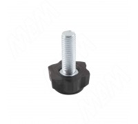 PULSE Ножка мебельная, М8x25, черная (PI06.M8X25.BL)