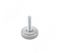 PULSE Ножка мебельная, М6x20, серая (PI01.M6X20.GR)