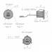 PULSE USB-розетка, врезная, 1 USB, 1 Type-C, никель матовый (USB-2S-C-MN)