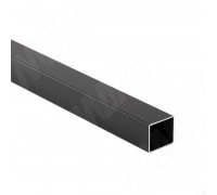 PULSE Труба квадратная, цвет черный, L-3000 (TS2525BL-09)