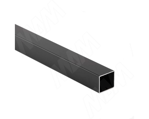 PULSE Труба квадратная, цвет черный, L-3000 (TS2525BL-09)