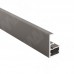 PULSE LINEA Профиль рамочный узкий, с интегрированной ручкой, графит (краска), L-2700 (FP00738HGP-S3)