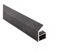 PULSE LINEA Профиль рамочный узкий, с наклонной ручкой, черный (анод), L-2700 (FP00738TBL-S3)