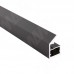 PULSE LINEA Профиль рамочный узкий, с наклонной ручкой, черный (анод), L-5400 (FP00738TBL)