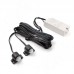 PULSE Выключатель инфракрасный (PIR) на движение, 2 датчика, черный, 220V, 250W (SW2-PIR-2BL)