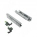 PULSE УАН ТАЧ Направляющие скрытого монтажа 300 мм, с доводчиком и толкателем, полное выдвижение, ONE TOUCH SLIDE (OT-S01.300)