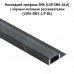 PULSE Профиль SM6, накладной, черный, 24,5х6мм, L-3000 (LSP-SM6-ALU-3000-BL)