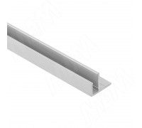 PULSE Профиль SM8, накладной, для ленты FLEX, серебро, 16х8,5мм, L-3000 (LSP-SM8-ALU-3000-AL)