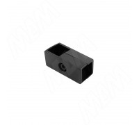PULSE CUBO Соединитель перпендикулярный 2-х труб, черный (CN2535BL)