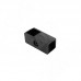 PULSE CUBO Соединитель перпендикулярный 2-х труб, черный (CN2535BL)