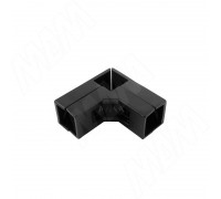 PULSE CUBO Соединитель угловой 3-х труб, черный (CN2553BL)