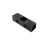 PULSE CUBO Соединитель перпендикулярный 3-х труб, черный (CN2544BL)