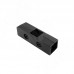 PULSE CUBO Соединитель перпендикулярный 3-х труб, черный (CN2544BL)