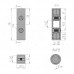 PULSE CUBO Соединитель перпендикулярный 3-х труб, черный (CN2544BL)