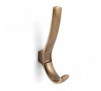 PULSE ВЕРСА Крючок двухрожковый бронза состаренная, VERSA (HK.31.ABV)