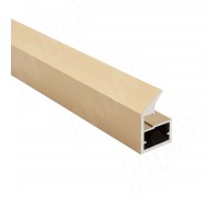 PULSE LINEA Профиль рамочный узкий, с наклонной ручкой, золото брашированное (анод), L-2700 (FP00738TGLB-S3)