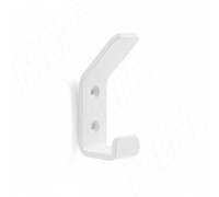PULSE ЛАНФОРД Крючок двухрожковый белый матовый, LANFORD (HK.41.WTM)