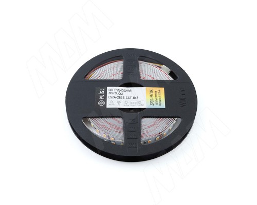 PULSE CCT Светодиодная лента 2835/120, 24V, 5 м, теплый белый - холодный белый 2700-6500К, IP20, 19.2W/1м (LS24-2835-CCT-19.2)
