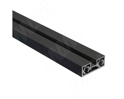 PULSE PS65 Вертикальный профиль-ручка, черный, L-3000 (PR657003031RU-BL)