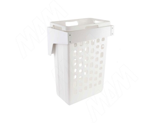 PULSE HAMPER LF45 Корзина для белья откидная, 1 емкость (35л), цвет белый (LHF451-35WT)