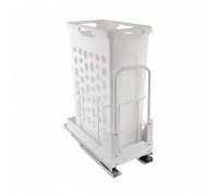 PULSE HAMPER LW30 Корзина для белья выдвижная, 1 емкость (35л), напр.полн.выдв., плавн.закр., цвет белый (LHW301-35WT)