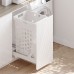 PULSE HAMPER LW30 Корзина для белья выдвижная, 1 емкость (35л), напр.полн.выдв., плавн.закр., цвет белый (LHW301-35WT)