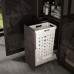 PULSE HAMPER LW30 Корзина для белья выдвижная, 1 емкость (35л), напр.полн.выдв., плавн.закр., цвет белый (LHW301-35WT)