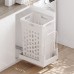 PULSE HAMPER LW30 Корзина для белья выдвижная, 1 емкость (35л), напр.полн.выдв., плавн.закр., цвет белый (LHW301-35WT)