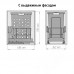 PULSE HAMPER LW40 Корзина для белья выдвижная, 1 емкость (48л), напр.полн.выдв., плавн.закр., цвет белый (LHW401-48WT)