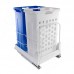 PULSE HAMPER LW45 Корзина для белья выдвижная, 2 емкости (35л+35л), напр.полн.выдв., плавн.закр., цвет белый (LHW452-70WT)
