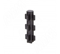 PULSE СОТА Соединительный элемент для профиля-разделителя четырёхсторонний, H=60мм, кожа, черный, SOTA (YG036CPUS2)