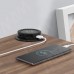 PULSE ПУФФ Выдвижной блок розеток, d=60 мм, 1 USB, 1 USB Type-C, 12V беспроводная зарядка, 15W, черный, PUFF (PU-60-1A1C-W-BL)
