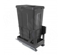 PULSE MOVEBOX F30 Система сортировки и хранения, платформа, 1 емкость (1x35), креп. фасада, полн.выдв., плавн.закр., графит (WRB301-35DGHFS)