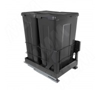 PULSE MOVEBOX F45 Система сортировки и хранения, платформа, 2 емкости (2x35), креп. фасада, полн.выдв., плавн.закр., графит (WRB452-70DGHFS)