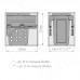 PULSE HAMPER LM45 Корзина для белья выдвижная, 1 емкость (48л), напр.полн.выдв., плавн.закр., креп.фасада, цвет белый (LHM451-48WT)