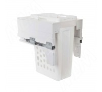 PULSE HAMPER LM40 Корзина для белья выдвижная, 1 емкость (35л), напр.полн.выдв., плавн.закр., креп.фасада, цвет белый (LHM401-35WT)