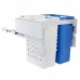 PULSE HAMPER LM60 Корзина для белья выдвижная, 2 емкости (35л+35л), напр.полн.выдв., плавн.закр., цвет белый (LHM602-70WT)