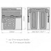 PULSE HAMPER LM60 Корзина для белья выдвижная, 2 емкости (35л+35л), напр.полн.выдв., плавн.закр., цвет белый (LHM602-70WT)