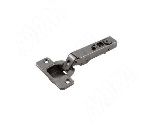 PULSE ХАРМОНИ ПЛЮС Петля с доводчиком накладная, стандартная 90/105, черный никель, HARMONY PLUS (HB90FO-BL)