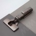 PULSE ХАРМОНИ ПЛЮС Петля без пружины накладная, стандартная 90/105, черный никель, HARMONY PLUS (HB90FO-NDS-BL)