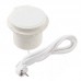 PULSE ФЛИП Блок розеток с откидной крышкой,  d=105 мм, 1 розетка, 1 USB, 1 USB Type-C,  быстрая зарядка, беспроводная зарядка, белый, FLIP (FU-80-1S1A1C-FWH-WH)
