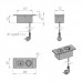 PULSE ДЕСК Открытый блок розеток,  188*80 мм, 1 розетка, 1 USB, 1 USB Type-C, быстрая зарядка, черный, DESK (DS-S-1S1A1C-F-BL)