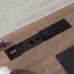 PULSE СЛАЙД Блок розеток со сдвижной крышкой, 350*100 мм, 2 розетки, 1 USB, 1 USB Type-C, быстрая зарядка, беспроводная зарядка, черный, SLIDE (SLS-S-2S1A1C-FW-BL)