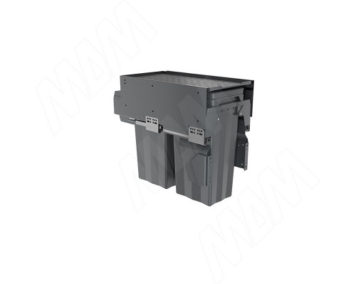 PULSE PROBOX MAX F30 Система сортировки и хранения, 2 емкости (2x13), креп. фасада, полн.выдв., плавн.закр., графит (MBN302-26DGMAX)