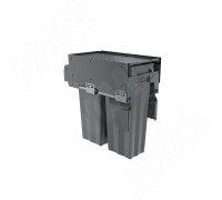 PULSE PROBOX MAX F30 Система сортировки и хранения, 2 емкости (2x15), креп. фасада, полн.выдв., плавн.закр., графит (MBN302-30DGMAX)
