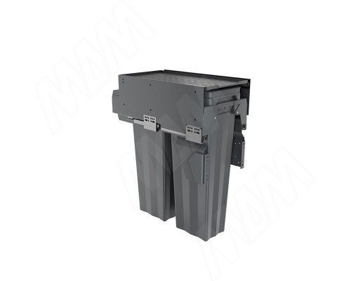 PULSE PROBOX MAX F30 Система сортировки и хранения, 2 емкости (2x16), креп. фасада, полн.выдв., плавн.закр., направл. графит (MBN302-32DGMAX)