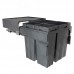 PULSE PROBOX MAX F60 Система сортировки и хранения, 4 емкости (2x15+2x27), креп. фасада, полн.выдв., плавн.закр., графит (MBN604-84DGMAX)