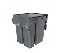 PULSE PROBOX MAX F60 Система сортировки и хранения, 4 емкости (2x16+2x31), креп. фасада, полн.выдв., плавн.закр., графит (MBN604-94DGMAX)