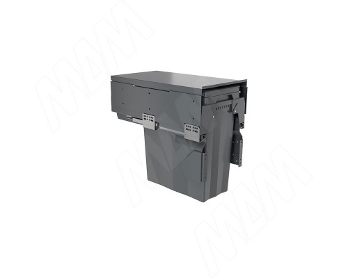 PULSE PROBOX F30 Система сортировки и хранения, 1 емкость (1x25), креп. фасада, полн.выдв., плавн.закр., крышка-полка, графит (MBN301-25DGMID)