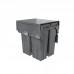 PULSE PROBOX F45 Система сортировки и хранения, 3 емкости (2x15+1x33), креп. фасада, полн.выдв., плавн.закр., крышка-полка, графит (MBN453-63DGMID)